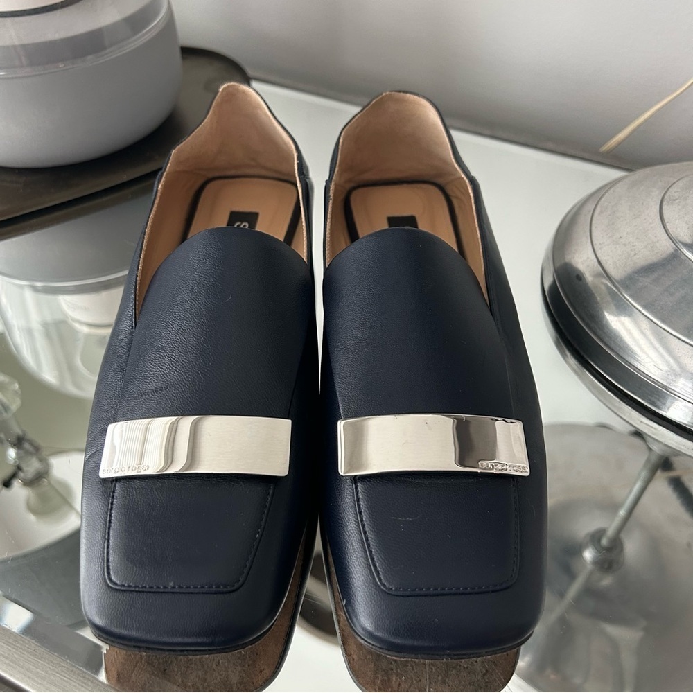 Sergio Rossi Sr1 Slipper Flats - Picture 2 of 8